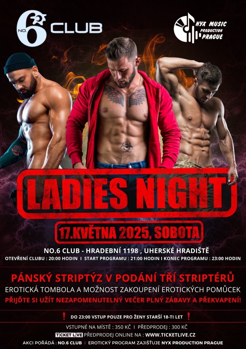 LADIES NIGHT / Pánský striptýz